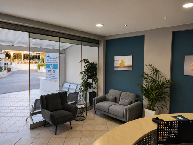 Reception at Moraitika Medical Care